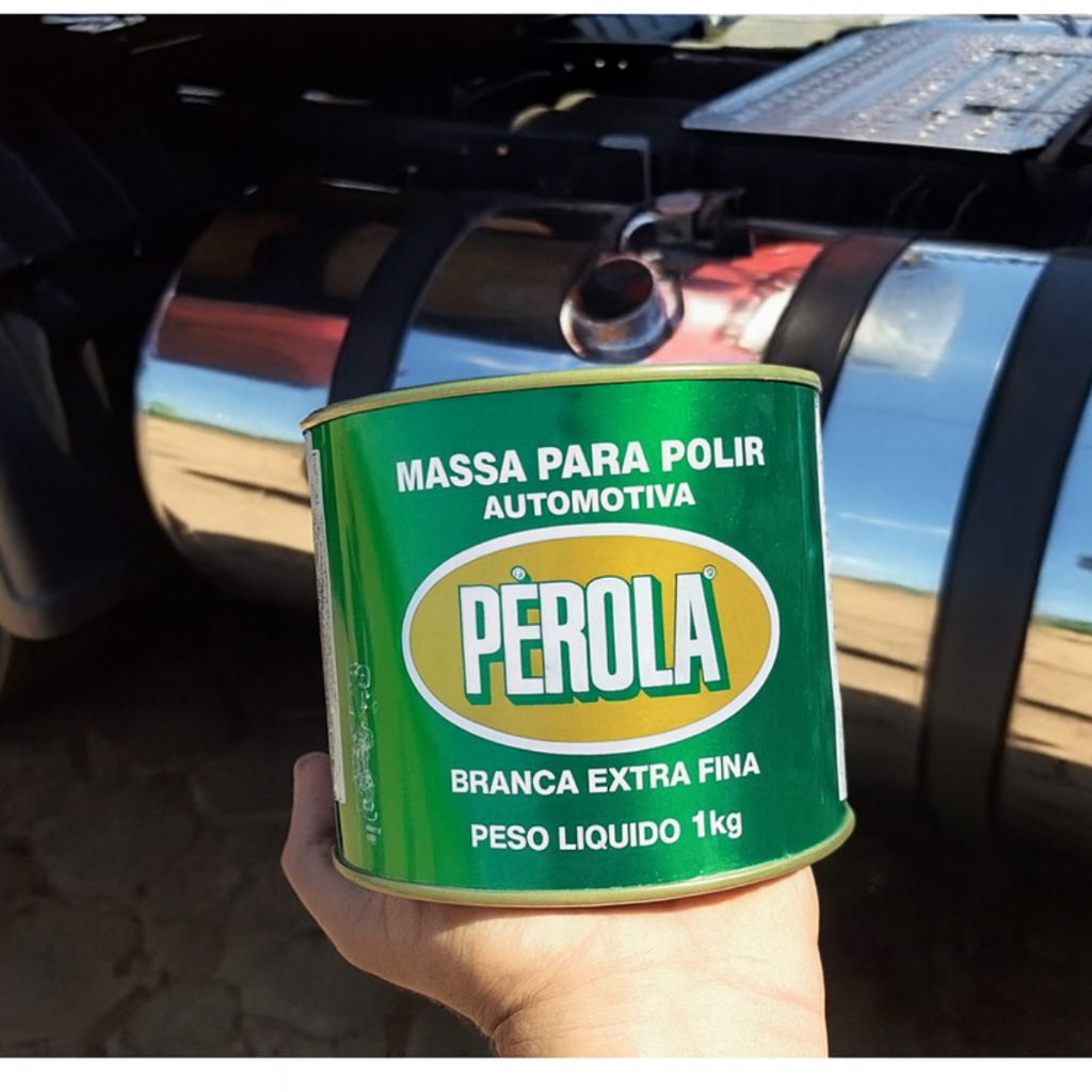 MASSA DE POLIR AUTOMOTIVA N2 PEROLA 1 KG BRANCA EXTRA FINA