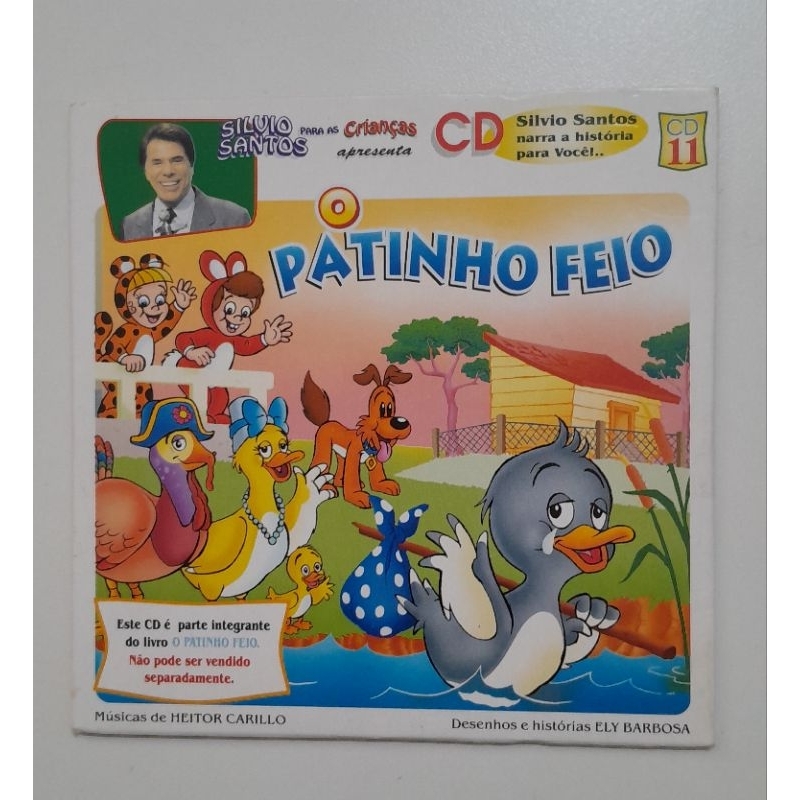 CD O Patinho Feio 1976 Silvio Santos.