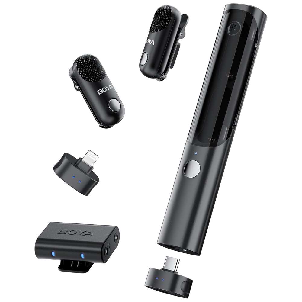 Microfone Lapela Boya Magic-02 iPhone/Android/Câmera em Oferta na Shopee