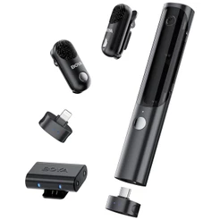 Microfone Lapela Boya Magic-02 iPhone/Android/Câmera