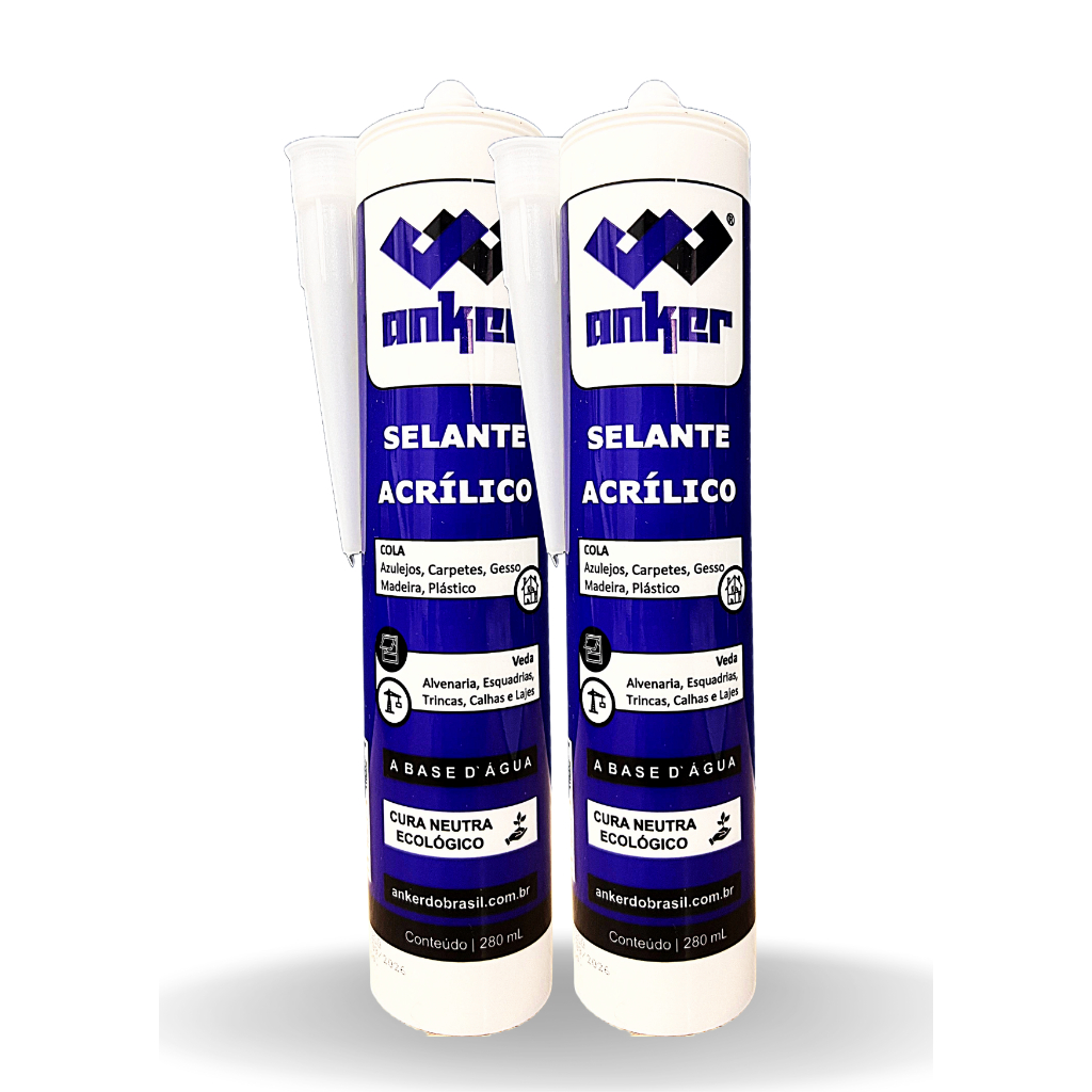 Kit 2 Cola Fixa Tudo Branco Adesivo Monta Fixa Isopor Telha Rodapé Mdf Sanca Espuma Gesso 280g