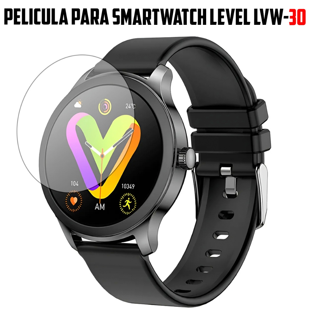 Película para Smartwatch Level LVW-30 de vidro temperado Proteção de Tela