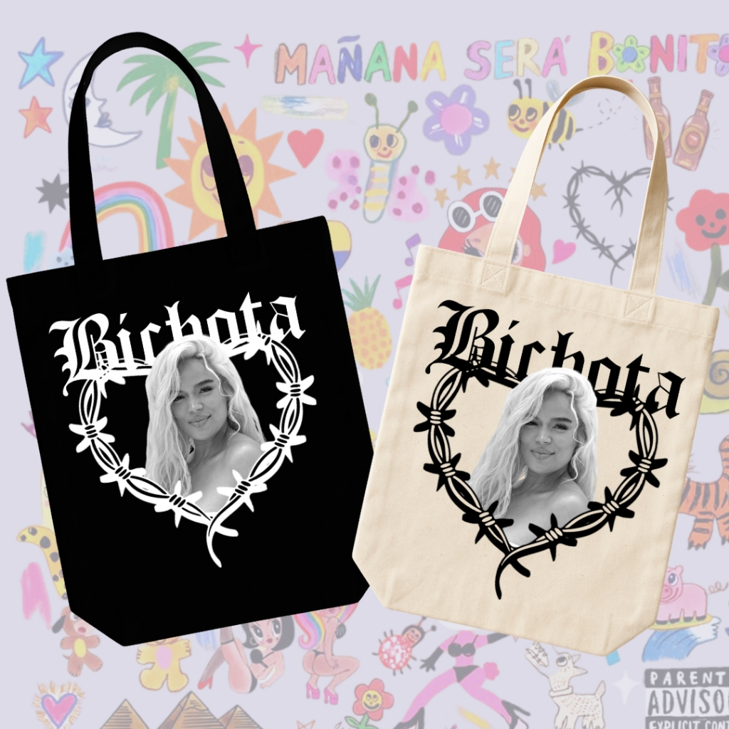 Ecobag Estampada Karol G Cantora Música Latina | Brasil Colômbia | Bichota Bolsa Acessório Grande 30x35 Bag Sustentável