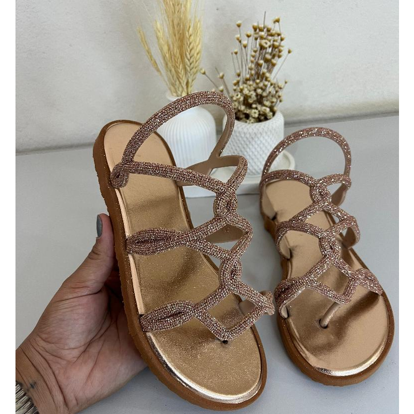 SANDÁLIA  GLAMOR ,CONFORTO,PRATICIDADE E DELICADEZA.