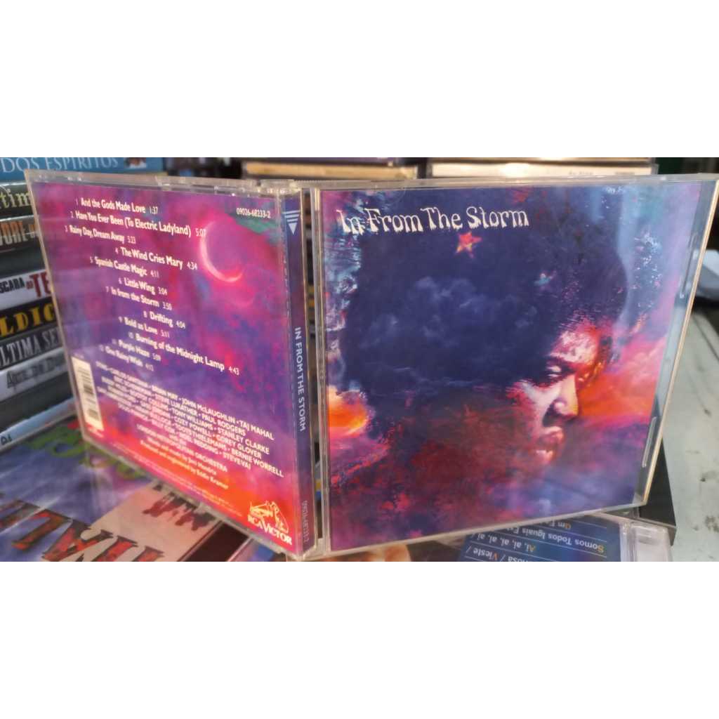 Cd Rock Internacional Jimi Hendrix - In From The Storm - IMP Impecavel RCA Victor And the gods litlle drufting bold raro