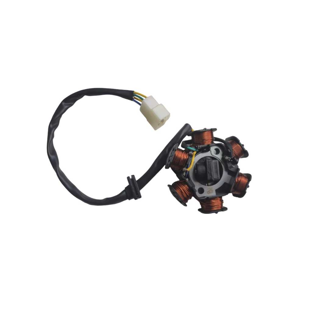 Estator Magneto Shineray Phoenix 50/Xy 50 6 Bobinas 5 Fios