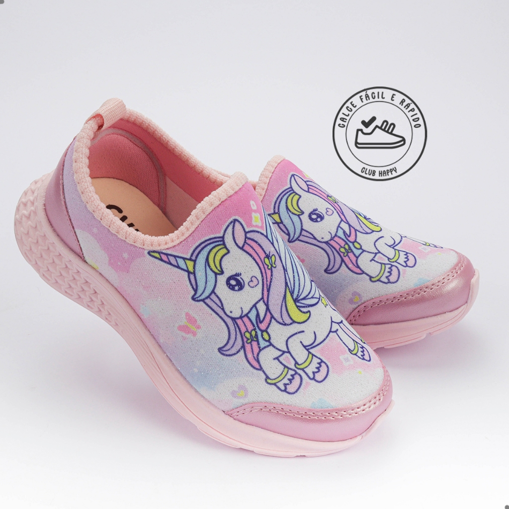 Tenis Infantil Menina Unicornio Tenis Infantil Feminino Criança