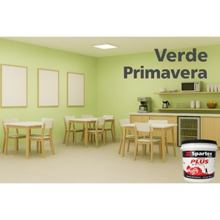 Tinta Verde Primavera Acrílica Para Parede Interna & Externa 3,6L Spartex Tintas em Oferta na Shopee
