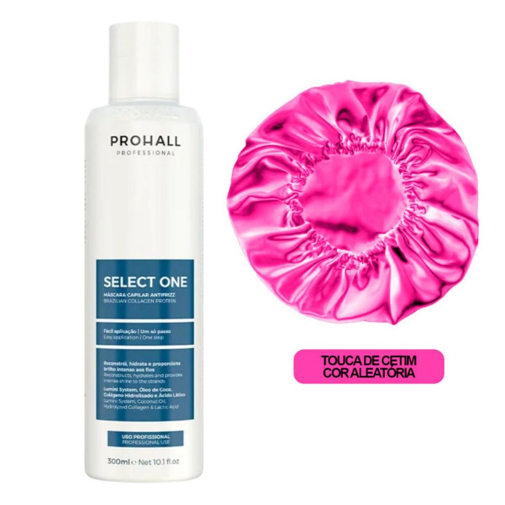 Select One Antifrizz Prohall 300ml + 1 Touca de Cetim