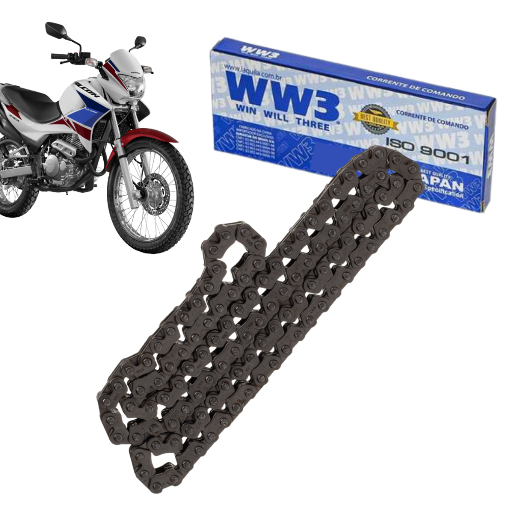 Corrente Comando Motor Ww3 Honda Nx 400 Falcon (112 Elos) em Oferta na Shopee