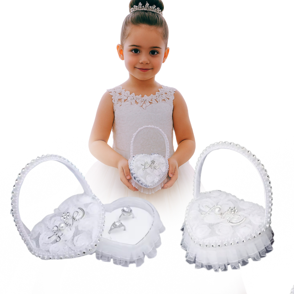 Porta Alianças Para Casamento Daminha De Honra Love Luxo