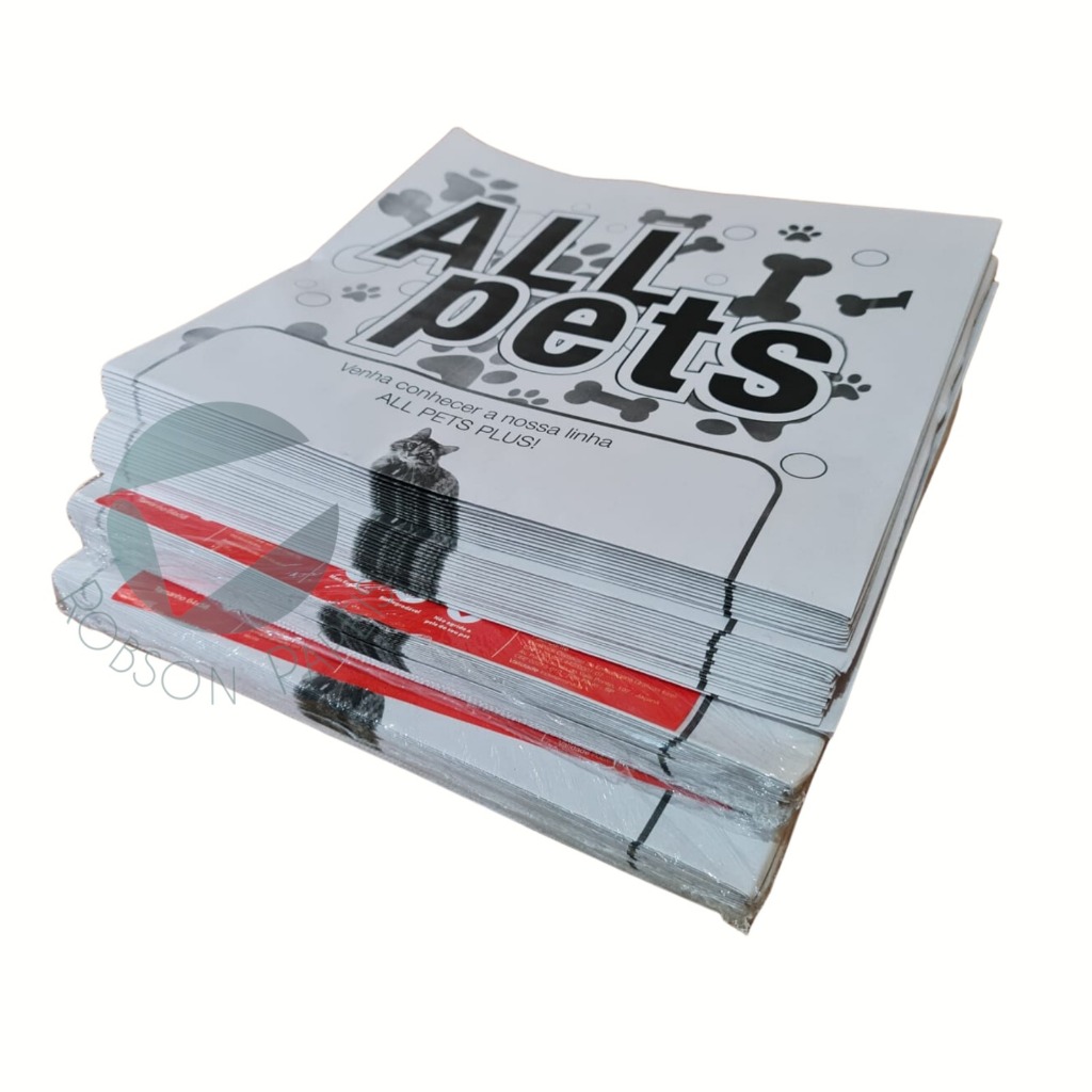 Jornal Pet limpo 3KG higienico papel grosso 180 folhas grandes 55x65 cachorro