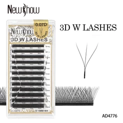 New Show Cílios W Original com Selo Fio W/ 3 D W LASHES 0.07C/D/Extensão de Cilios Alongamento 3 D W