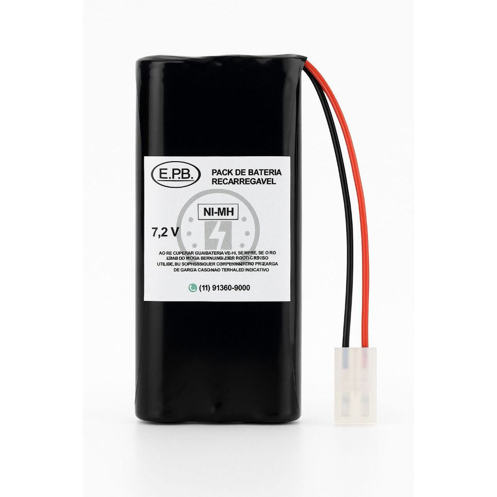 Bateria Para Carrinho De Controle Remoto 7,2v 2700mah Modelo H TAMYA