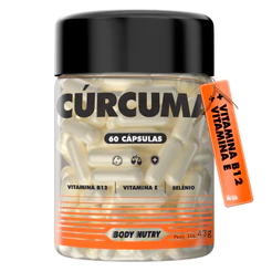 Cúrcuma Premium Energia, Bem-Estar Diário, Imunidade e Articulações 60 Cápsulas - Body Nutry