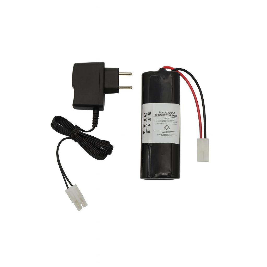 Kit Bateria Carrinho 7,2v 1800mah Sc + Carregador 7,2v 800ma