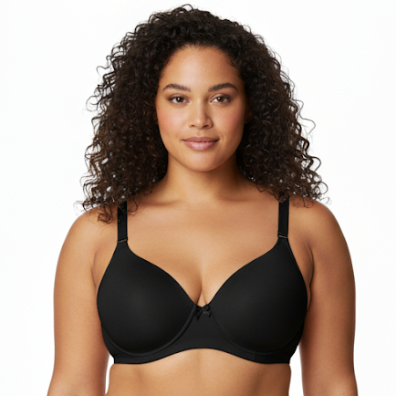 Sutiã Plus Size Com Bojo e Aro Reforçado Confortável para Dia a Dia Alta Sustentação Edumara