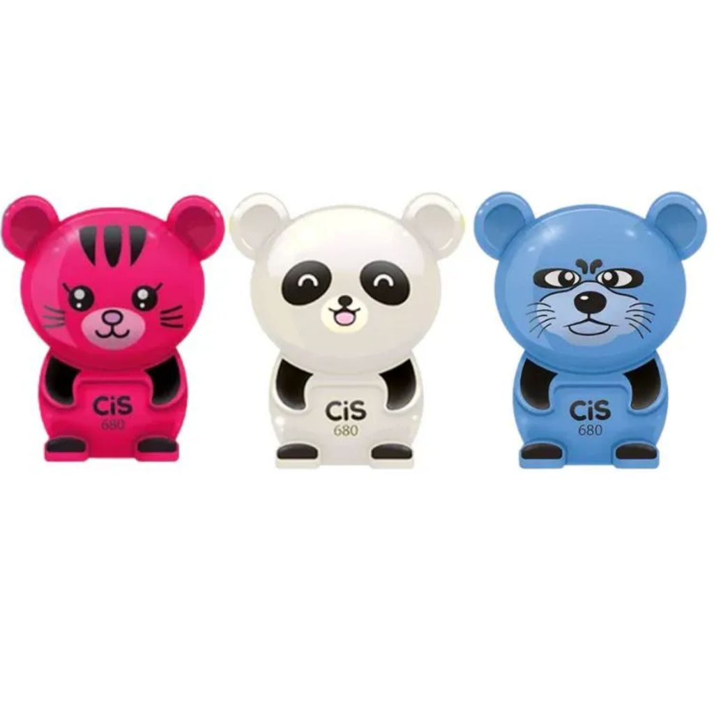 Apontador Plástico com Depósito Fun Bichinhos - CIS