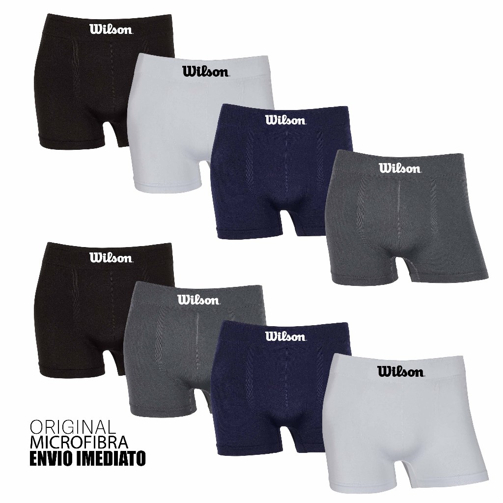 Kit 4 ou 8 cuecas Wilson Original em Oferta na Shopee