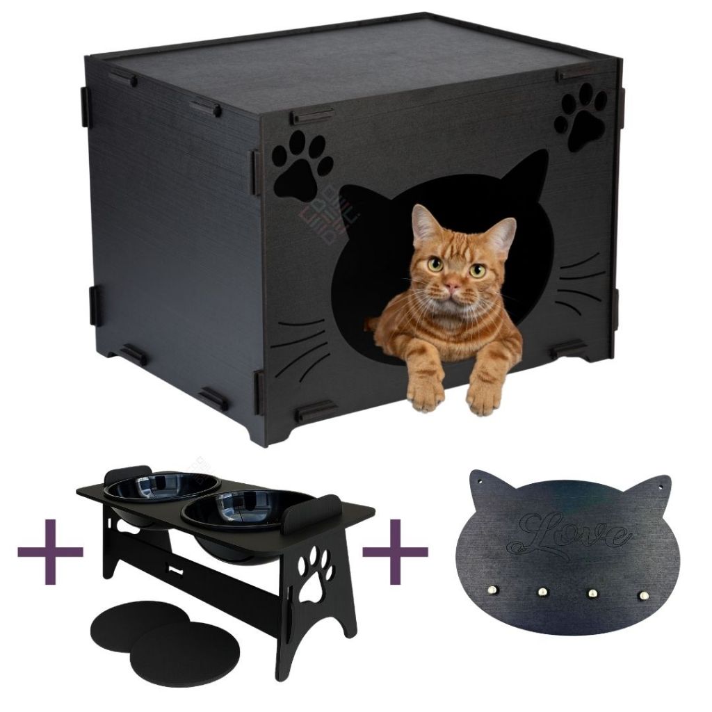 Casa de Gato Nicho Toca Playground para Gatos Casinha Cama de Gato Caminha para Felinos Espaço Pet