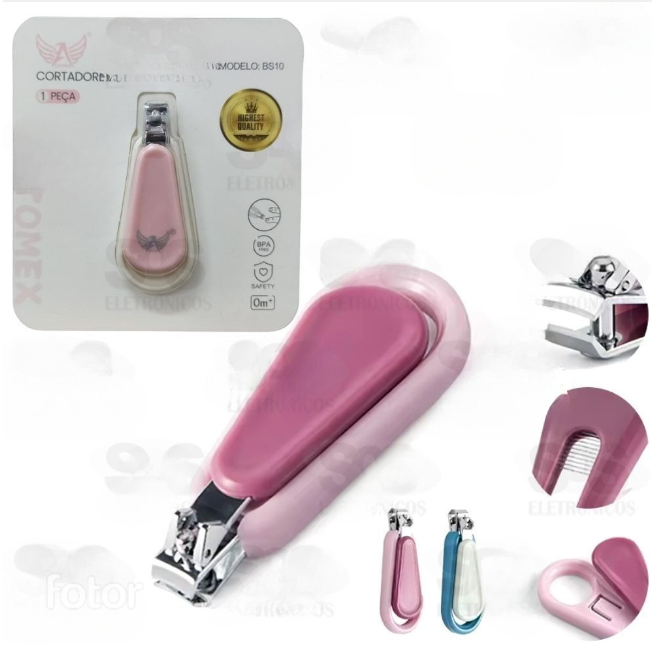 Cortador De Unha BS10: Design Seguro E Confortável Para Recém-Nascidos