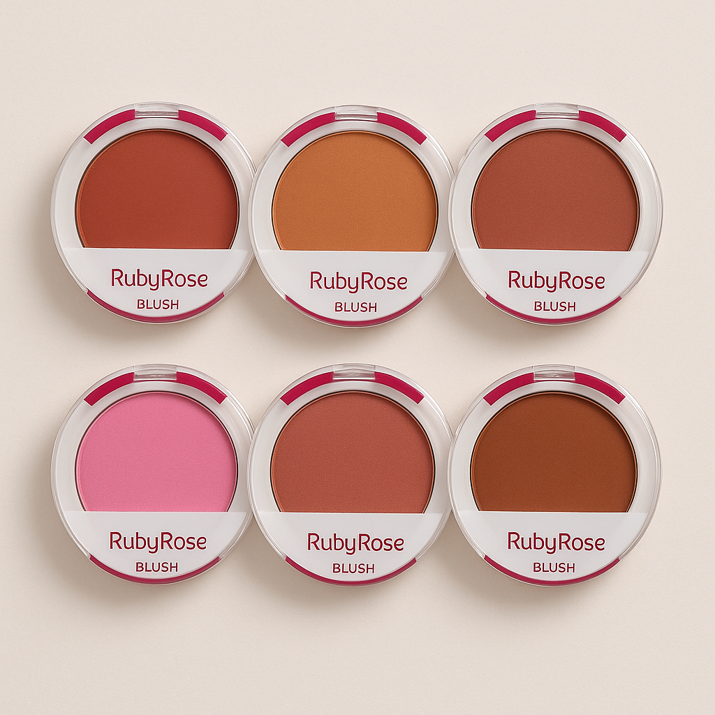 Mini blush Compacto Ruby Rose HB-6106