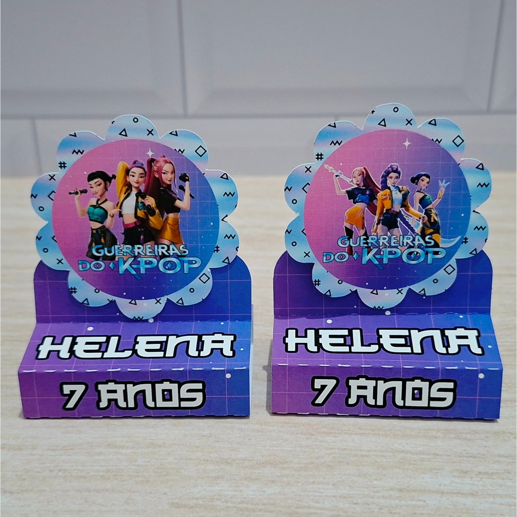 Porta Bis Duplo Guerreiras do K-POP  - lembrancinha - aniversario - festa - mimo em Oferta na Shopee