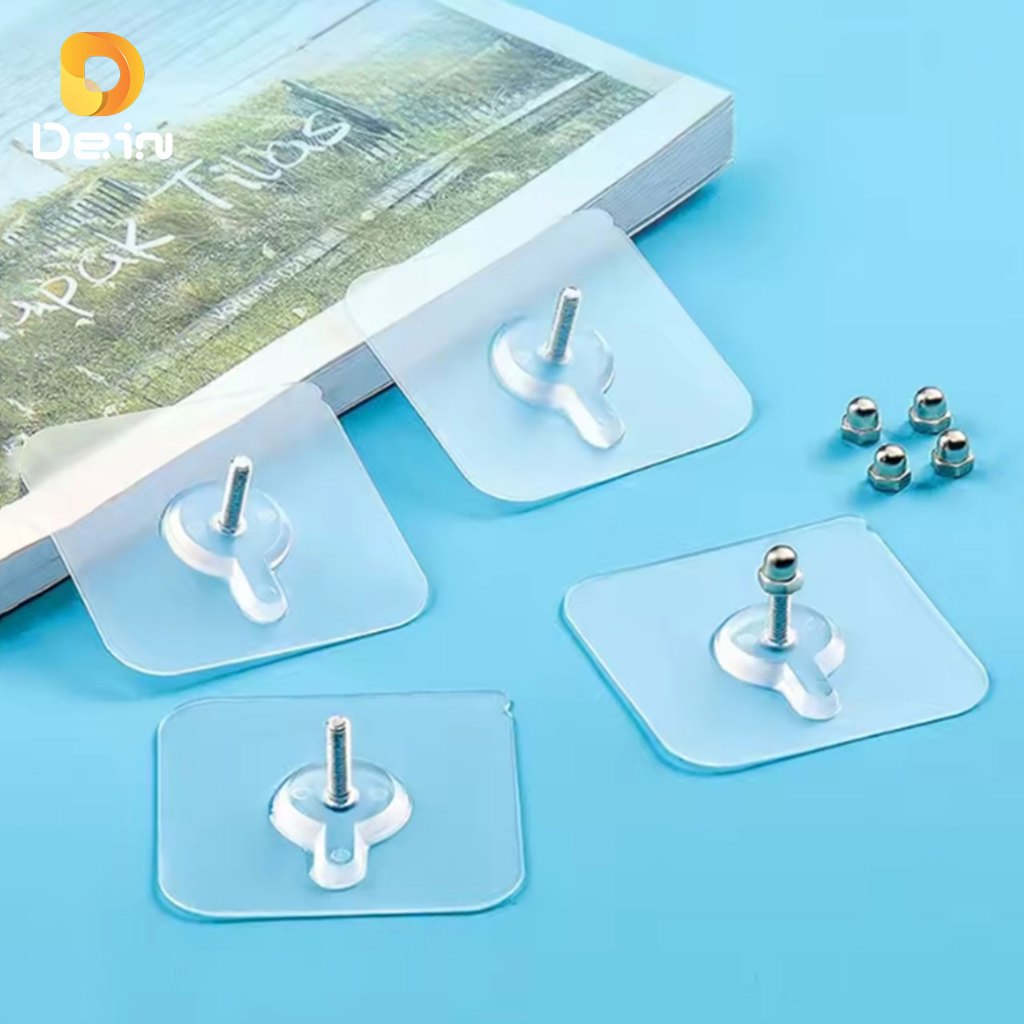 Kit 20 Gancho Adesivo Multiuso para Pendurar Quadros Utensílios De Cozinha e Banheiro sem Parafuso