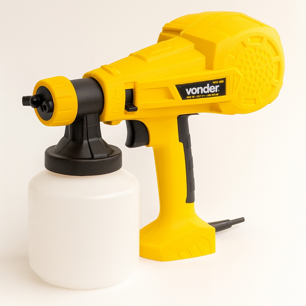 Pistola de Pintura Elétrica PEV400 800ml 320W 127v Vonder em Oferta na Shopee
