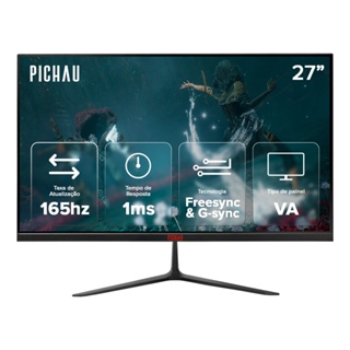 Monitor Gamer Pichau Athen V3 Ultra, 27 Pol, VA, QHD, 1ms, 165Hz, FreeSync, HDMI/DP,PG-ATH27V3U-BL02 em Oferta na Shopee