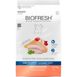 Ração 10,1Kg Biofresh Cão Filhote Raças Minis e Pequenas em Oferta na Shopee