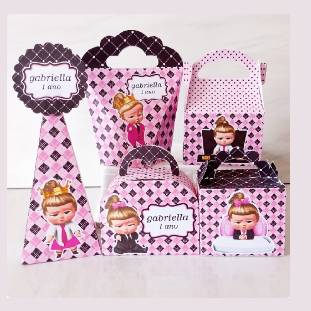 Kit festa Poderosa Chefinha Personalizada Lembrancinhas Caixinhas  Mimos Aniversário Festa Infantil | Pegue e Monte