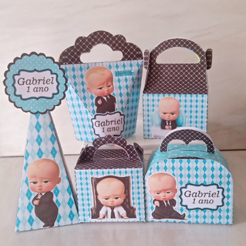 Kit festa Poderoso chefinho Personalizada Lembrancinhas Caixinhas Mimos Aniversário Festa Infantil | Pegue e Monte