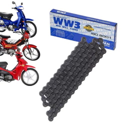 Corrente Comando Motor Shineray Xy 50q\Dafra Zig 50\TRAXX STAR 50\KASINSKI SOFT 50 (82 Elos)