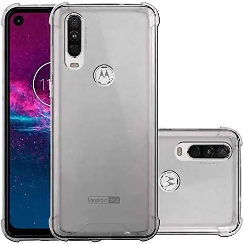 Capa Capinha Case  Anti Impacto Reforçada TPU Transparente - Moto One Action em Oferta na Shopee