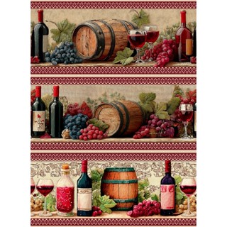 Tecido Tricoline Mista  - Barrado Digital - 10 Faixas - 0,50 cm x  1,45 largura -  Varias estampas em Oferta na Shopee