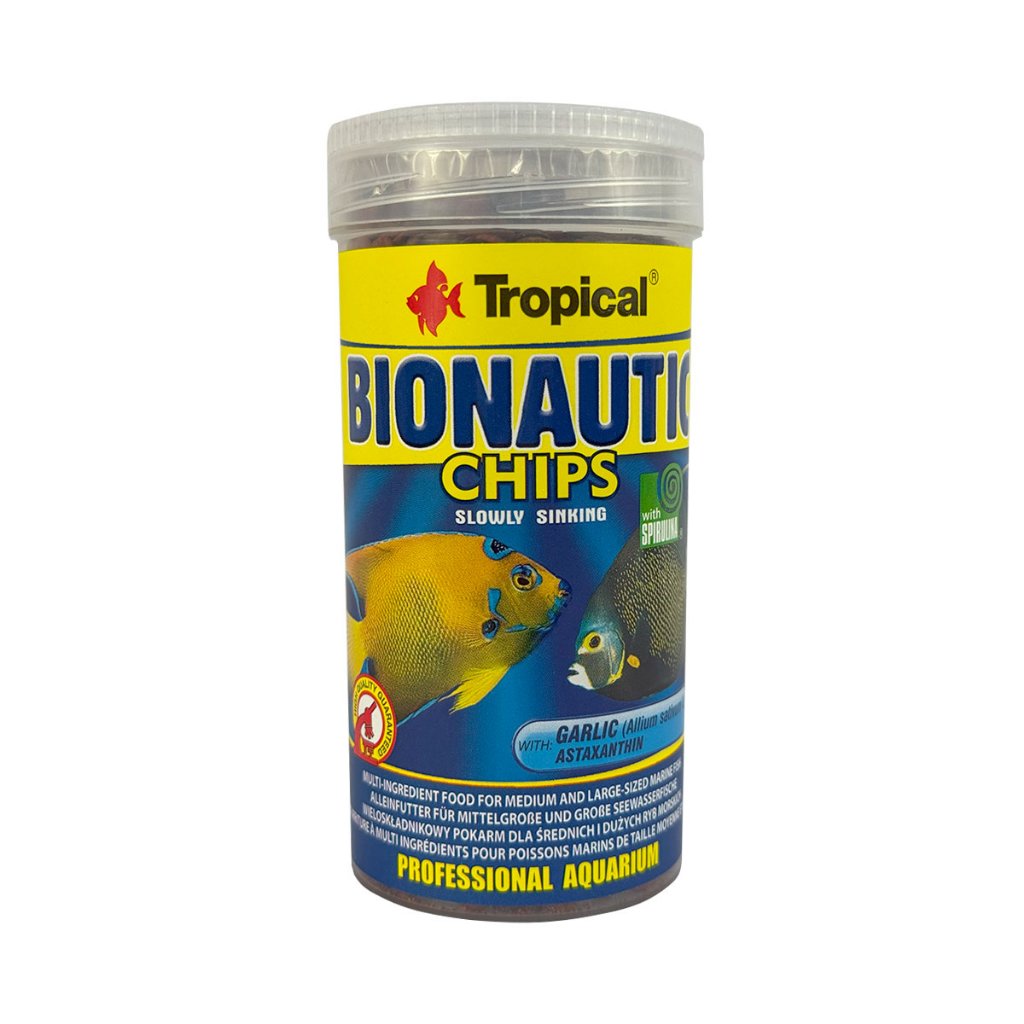 Ração Tropical Bionautic Chips 130g Peixe Marinho Exigente