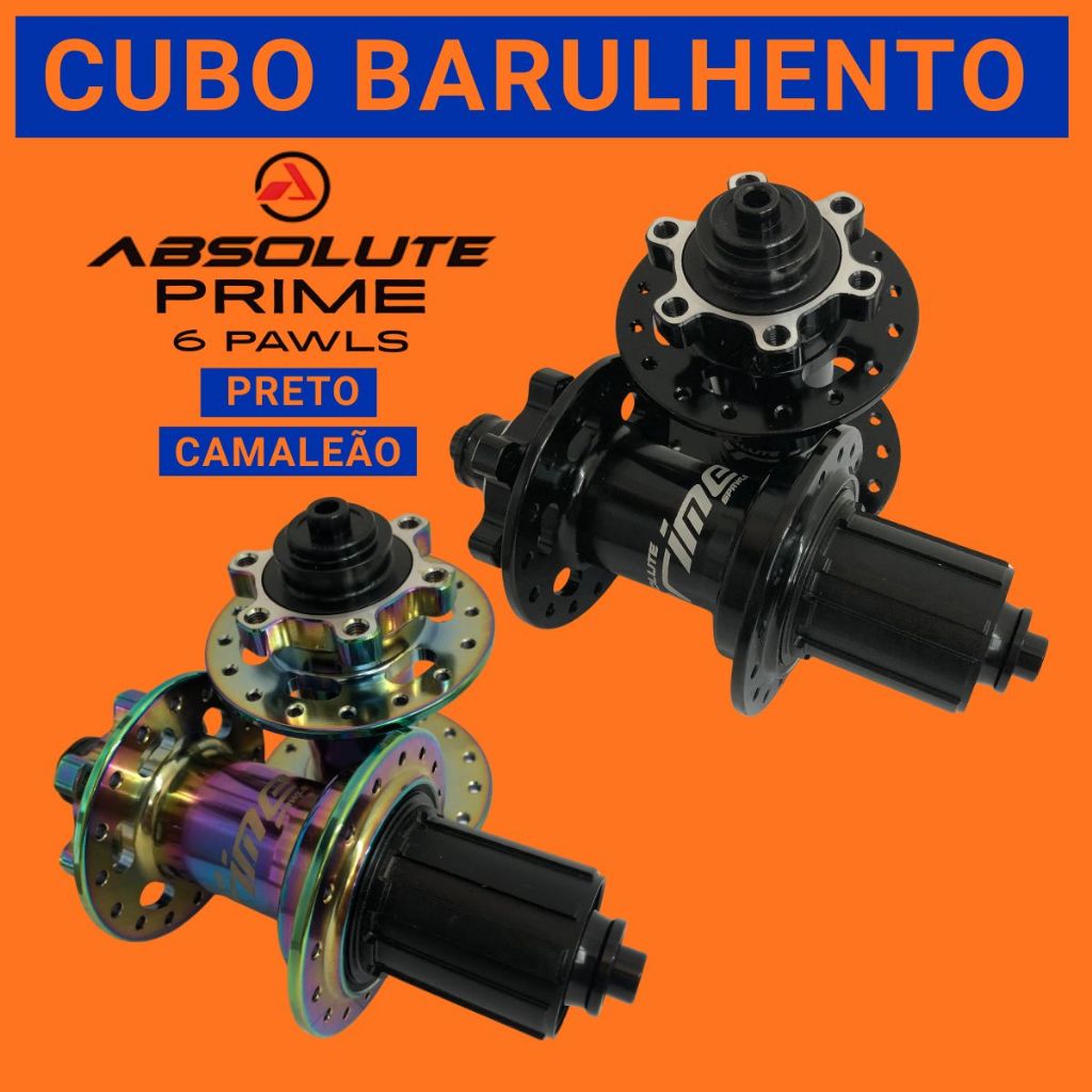 Cubo Barulhento Cubo K7 Barulhento Cubo de Bicicleta Barulhento Cubo Cassete Absolute Prime 32 furos