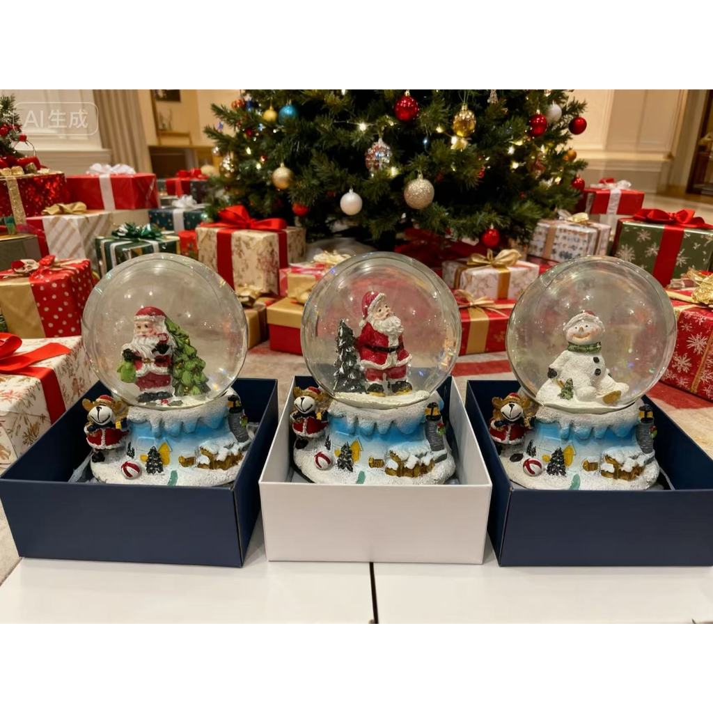 Globo de Neve de Natal Decorativo Sortido
