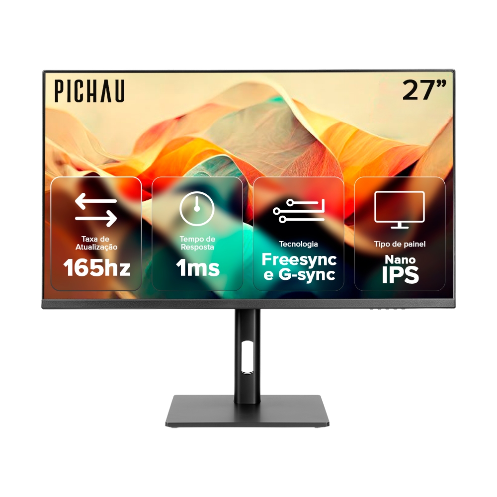 Monitor Profissional Pichau Perseus V2, 27 Pol, Nano IPS, QHD, sRGB100, 165Hz, HDMI/DP, PC-PRS27-V2 em Oferta na Shopee