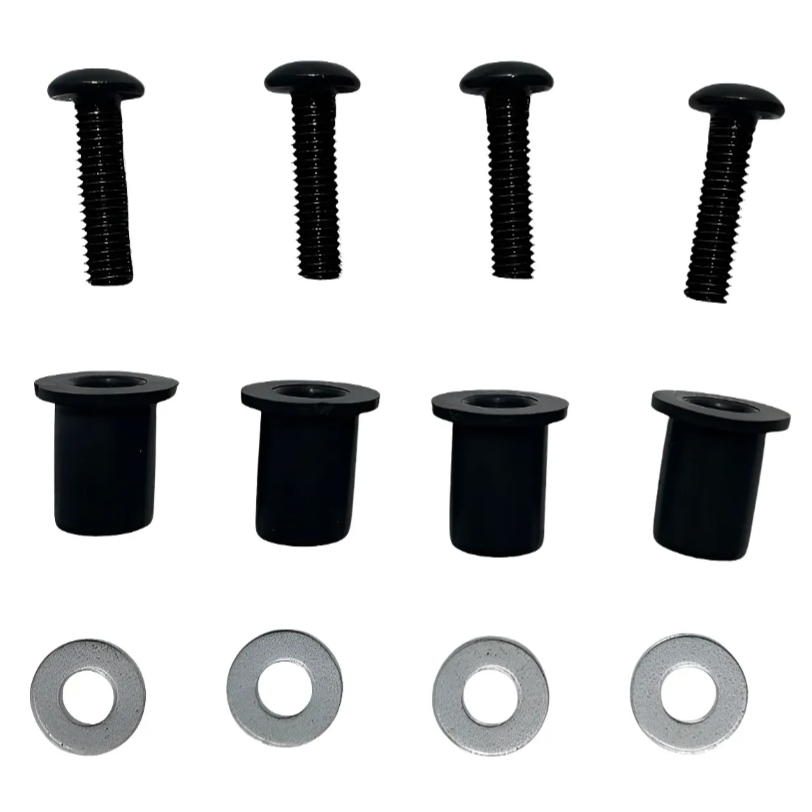 Kit Parafuso Carenagem para Bolha PRETO -  Adaptavel Scooter Nmax Pcx Adv