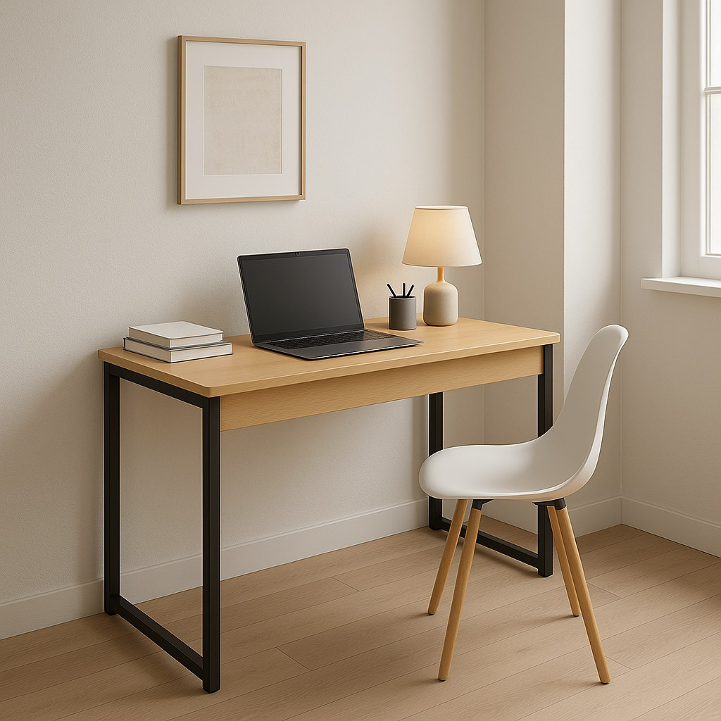 Mesa Escrivaninha Industrial Para Home Office Computador Notebook Escritório em Oferta na Shopee