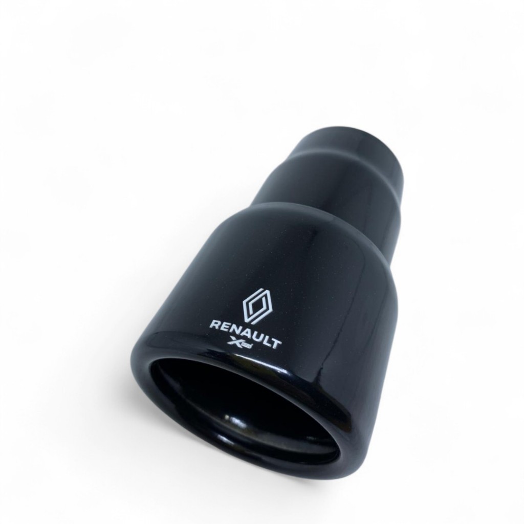 Ponteira De Escapamento Automotiva Esportiva Cromada 3 Polegadas Renault Duster