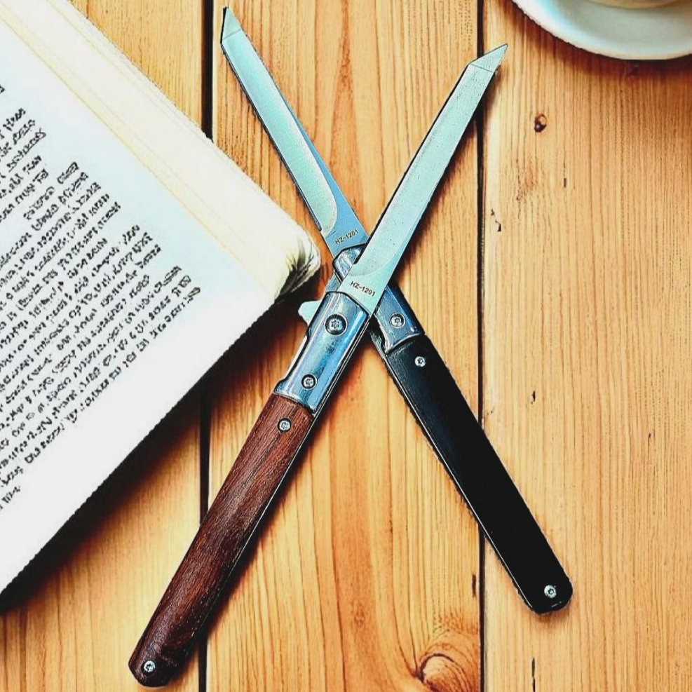 Faca Bohler em Aço M390 Alemã Canivete tático Tanto com Bainha De Couro em Oferta na Shopee