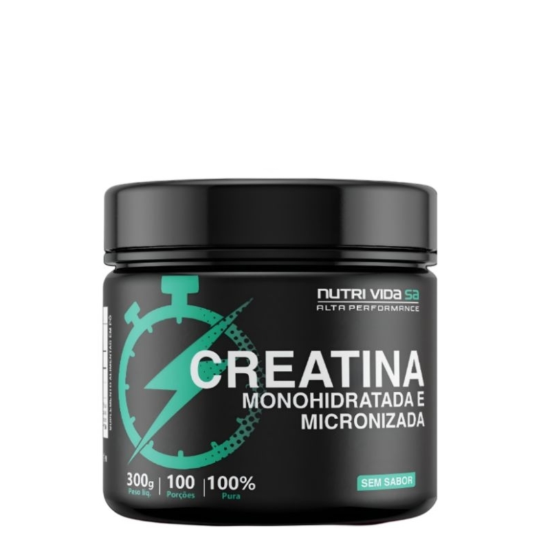 CREATINA MONOIDRATADA 100% PURA 300mg NUTRI VIDA SA