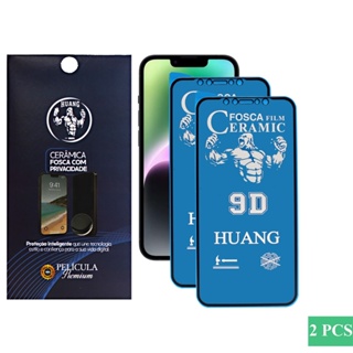 Kit 2 Películas Cerâmica Fosca Privacidade para iPhone Huang em Oferta na Shopee