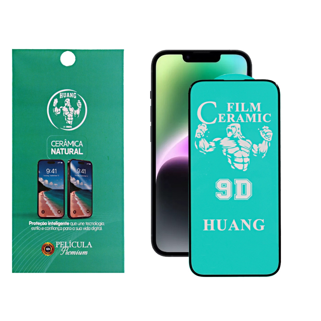 Película Cerâmica Natural para iPhone Huang Premium em Oferta na Shopee