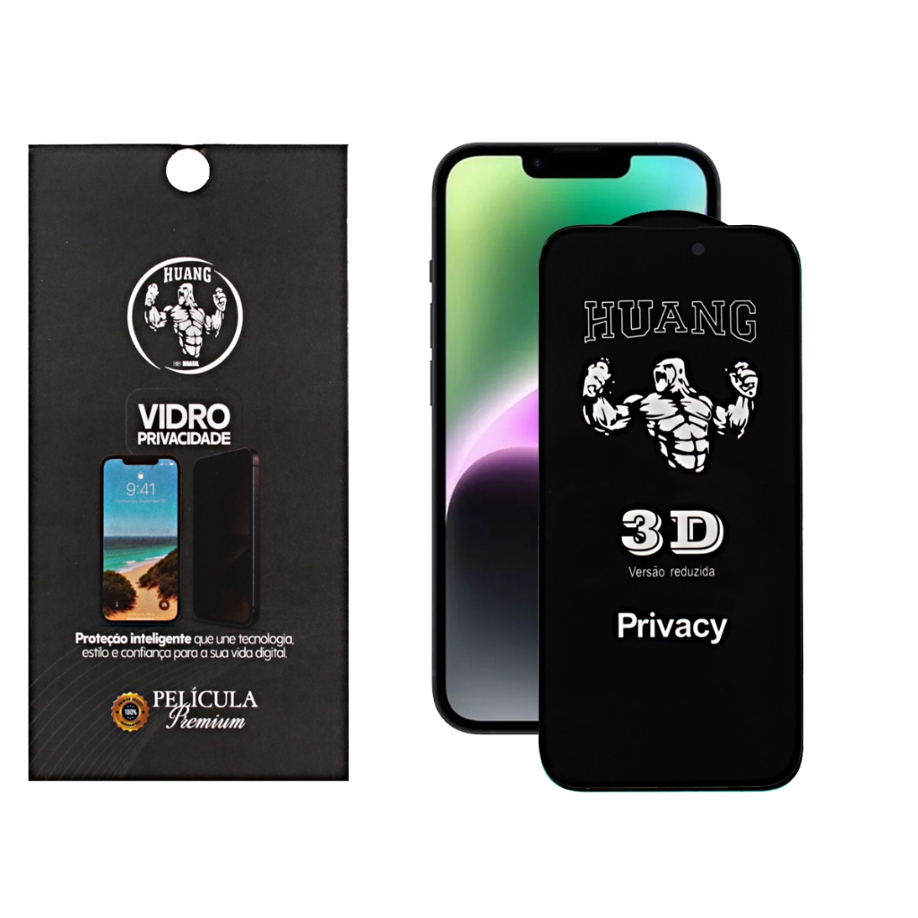 Película Vidro Privacidade para iPhone Huang Premium em Oferta na Shopee