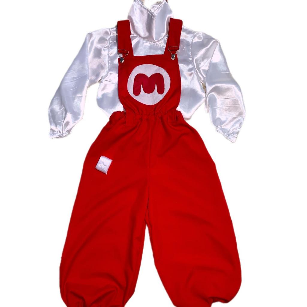 Fantasia do Mario vermelha em Oferta na Shopee