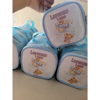 kit 10 bolsas 14x14 personalizado,lembrancinha aniversário em Oferta na Shopee